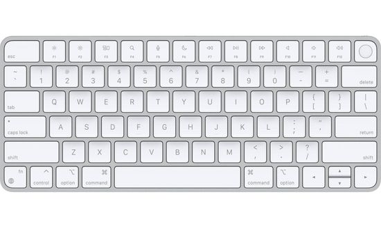Клавиатура Apple Magic Keyboard с Touch ID, серебристый+белый