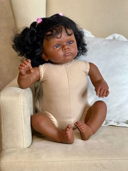 Кукла Реборн мягконабивная 60см в пакете (FA-586)