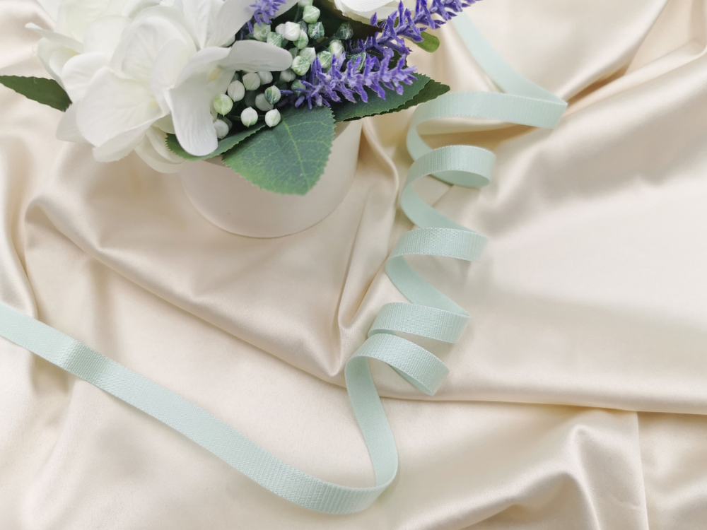 Бретелечная резинка без фестонов, 10мм, мята, (Арт: BR640/10-031), м