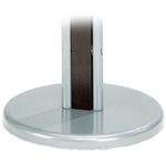 Вешалка-стойка костюмная СН-4089, 1090х470х280 мм, металл и дерево, темный орех и серебро