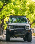 Платформа на крышу и задняя лестница для Toyota Land Cruiser 70 76 LC76 Тойота Прадо Крузак защитный обвес