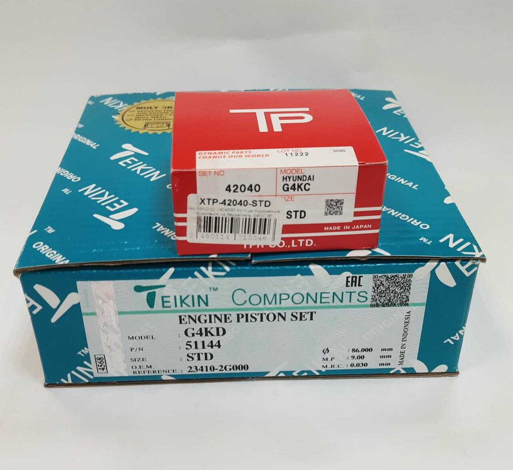 Поршни Teikin с кольцами TP STD G4KD
