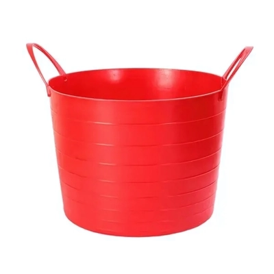 Таз-корзина мягкая 27л Красный 0,3,375х0,375м