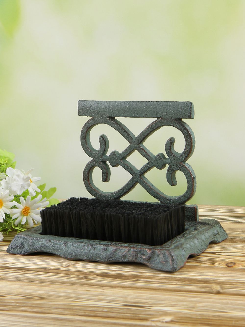 Iron Garden Подставка-скребок с щеткой для обуви