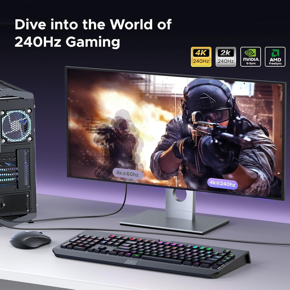 Конвертер USB 3.1 Type C на DisplayPort, 8K@60Hz, UGREEN 15575