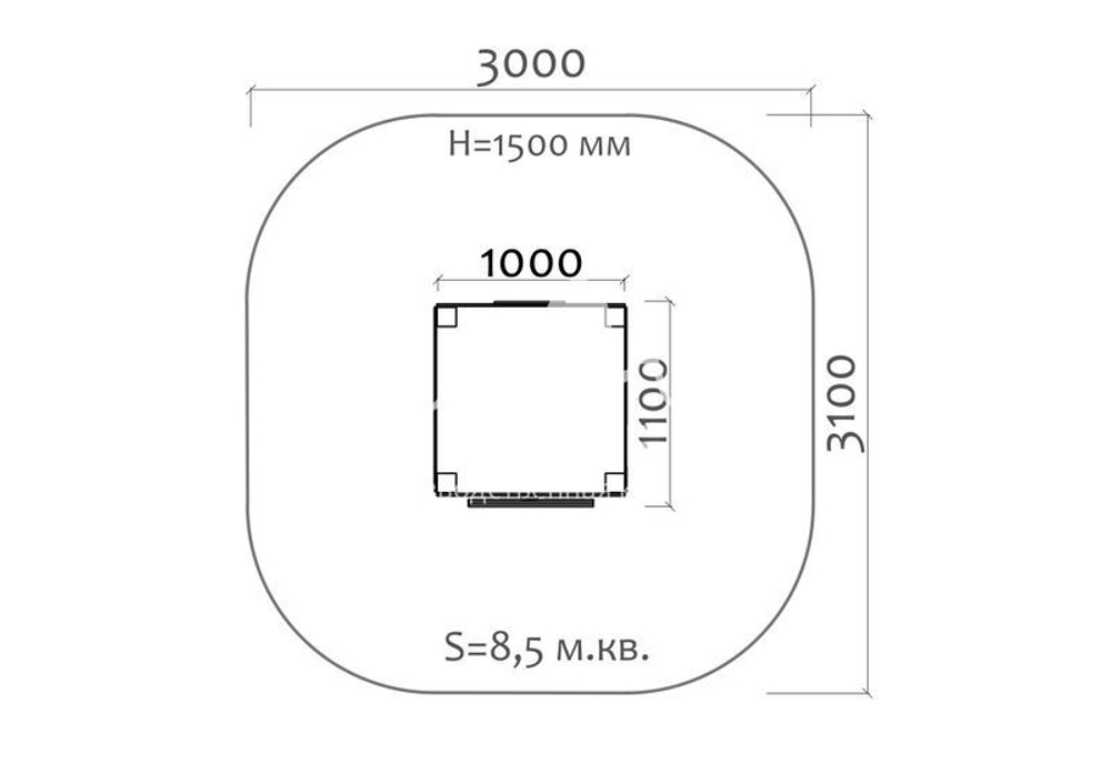 Комплекс развивающих элементов 28406.21 для детской площадки