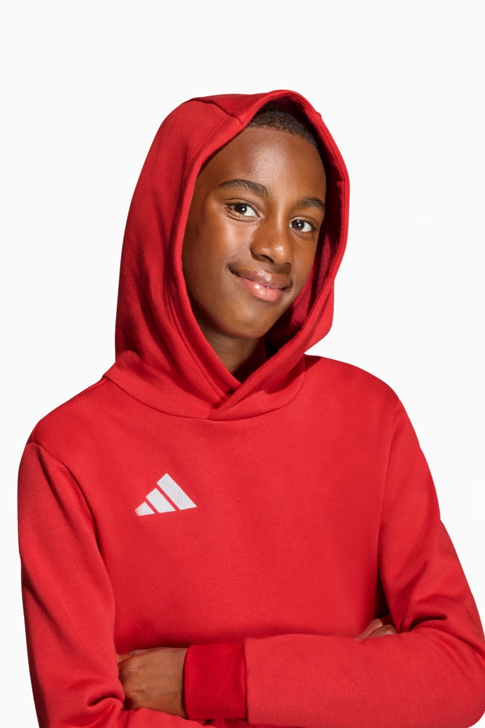 Кофта adidas Entrada 26 Sweat Junior - красный