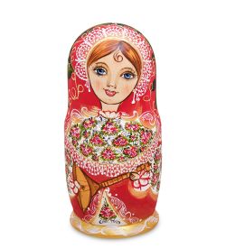 Народные промыслы МР-44/ 2-E Матрешка 5м «Василина»