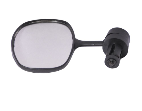 Зеркало овал. 50*90мм панорам. 2 степ. своб. торц. крепление (20) черное