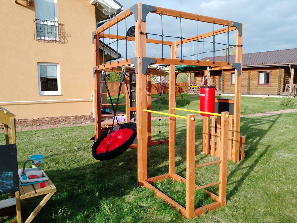 Детская площадка Савушка КУБ-1 (махагон)