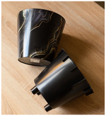 ГОРШОК Д/ЦВЕТОВ ROSEMARY D200MM 4Л ДЕКОР ID03330/0199 ЧЕРНЫЙ МРАМОР