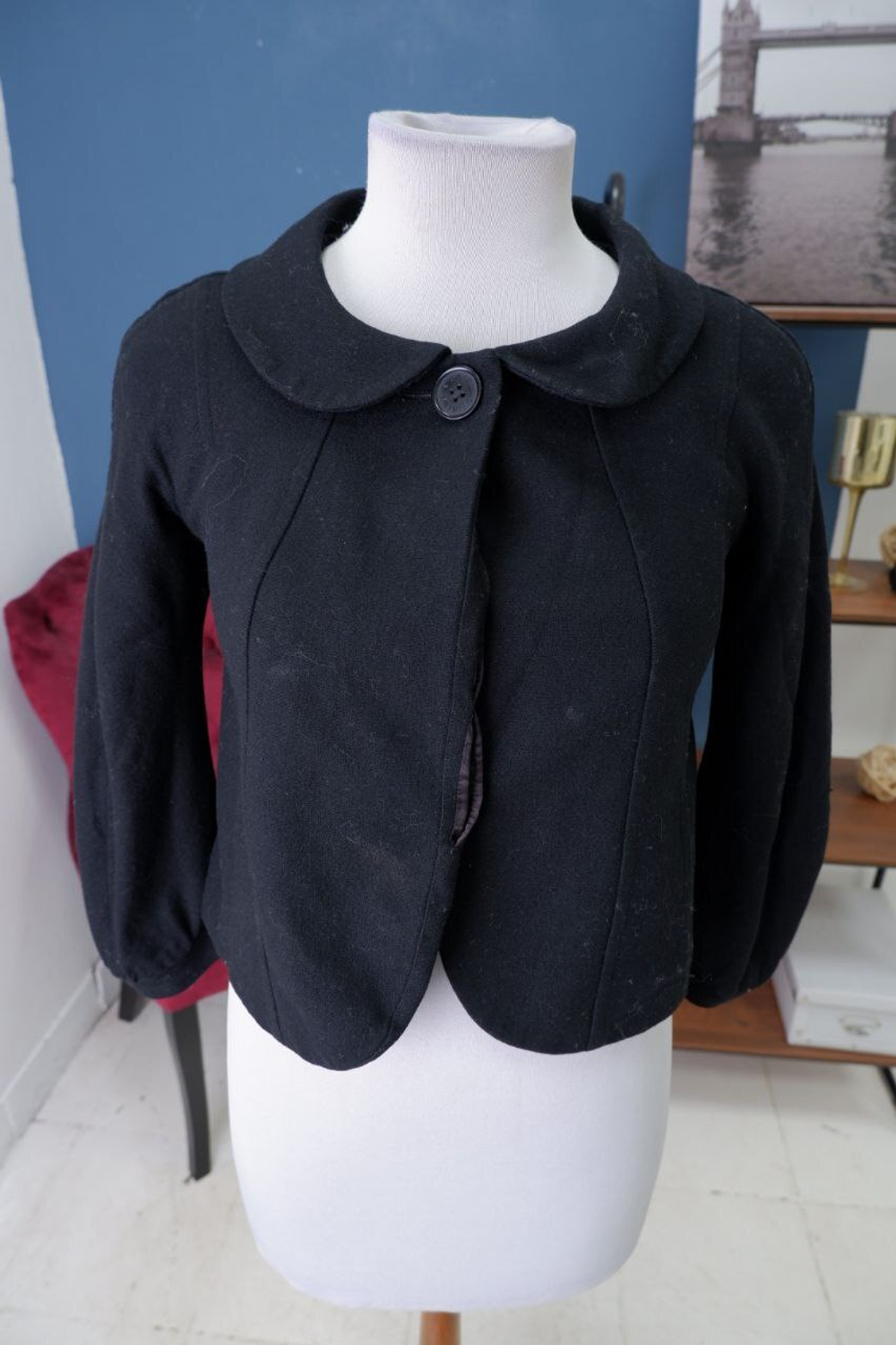 Жакет Kira Plastinina черный 40 размер