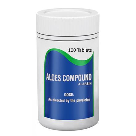АЛОЕЗ КОМПАУНД АЛАРСИН (ALOES COMPOUND ALARSIN), 100 ТАБЛЕТОК