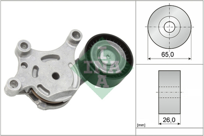 INA - 534007520-INA - Belt Tensioner, V-ribbed belt