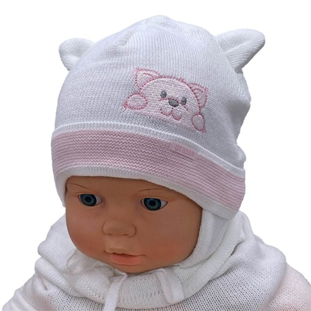 GRANS шапка вязаная, подклад хлопок (р.40-42)