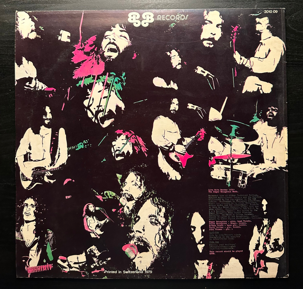 The Edgar Broughton Band - Live Hits Harder! (Швейцария 1979г.)