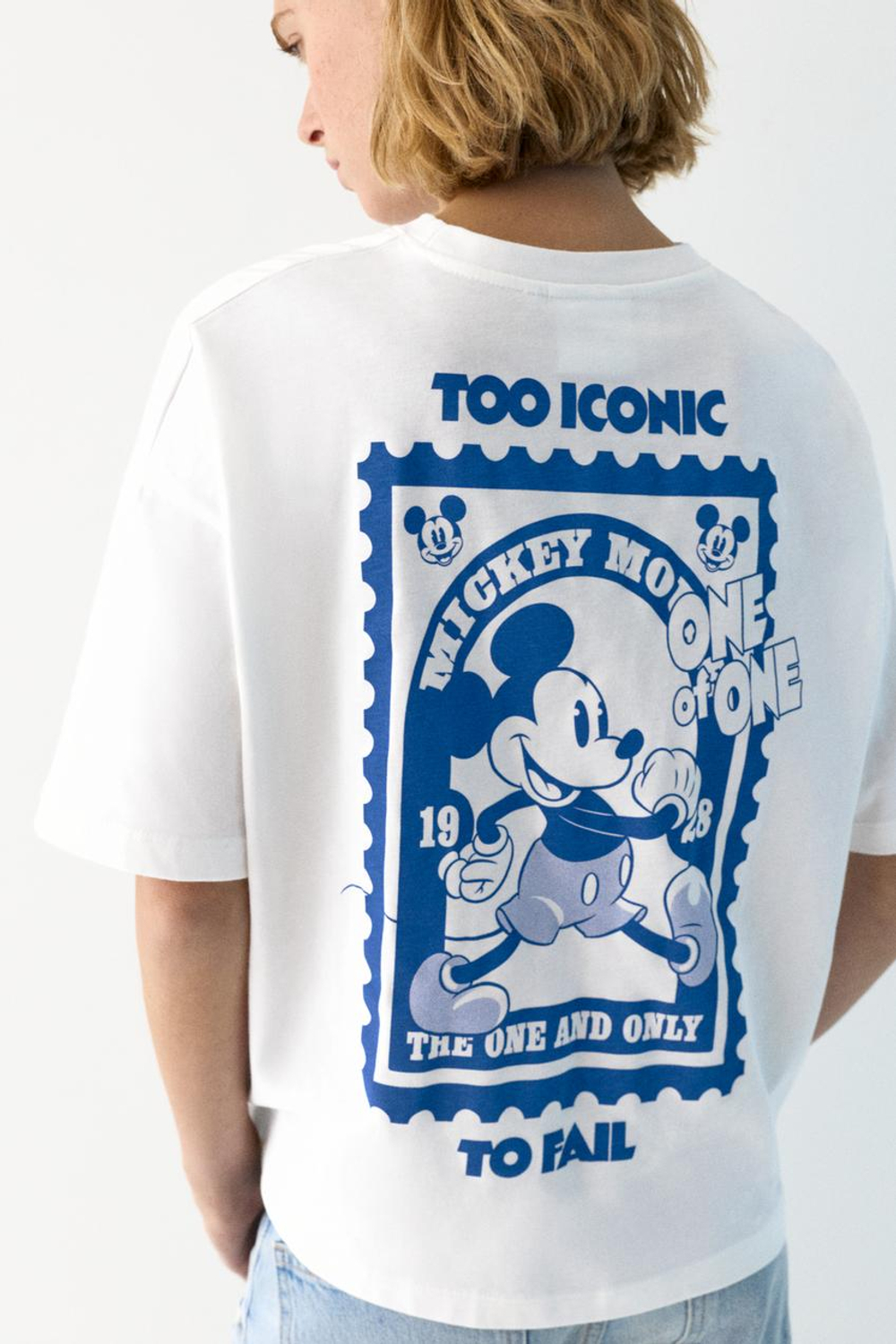 PULL&BEAR Футболка Mickey Mouse, цвет льда