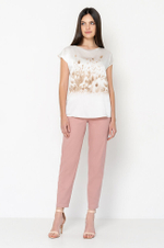 22653 Блузка женская (молочный)