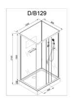 Душевая кабина AvaCan D129