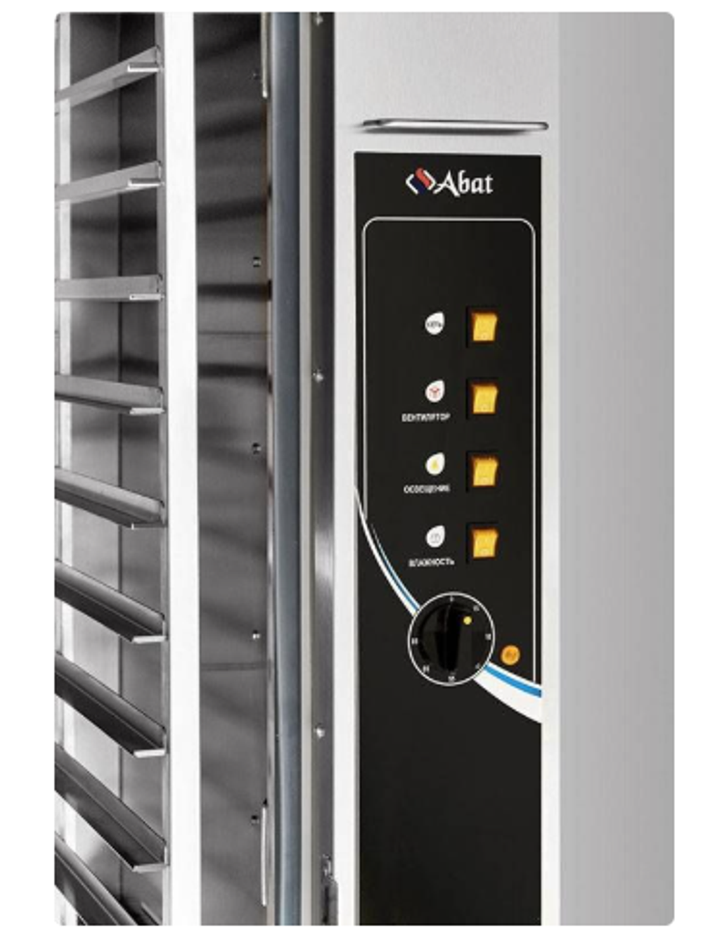 Расстоечный шкаф Abat ШРТ-18М черный дизайн