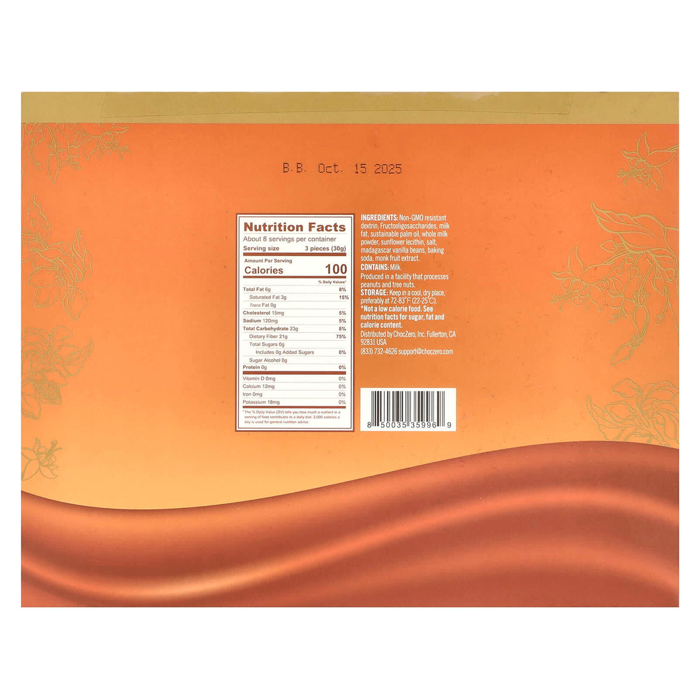 ChocZero, Карамель с морской солью, для всей семьи, 255 г (9 унций)