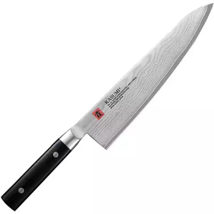 Нож кухонный «Шеф» сталь,пластик ,H=19,L=240/130,B=20мм черный,металлич
