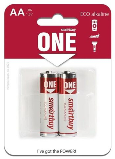 Батарейка LR-06 (АА) Smartbuy ONE,  блистер, цена за 1 шт