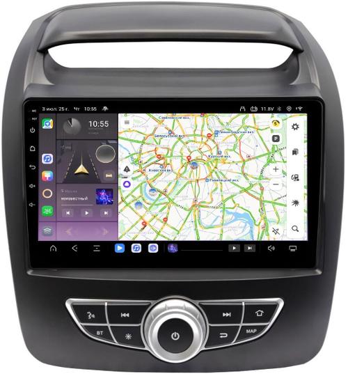 Магнитола для KIA Sorento 2012-2016 (климат на ШГУ) - Kuberg QLed, Android 13, Быстрейшая, CarPlay, SIM-слот
