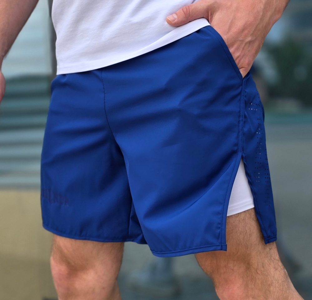 Шорты с легинсами тренировочные Legenda Gym Navy темно-синий