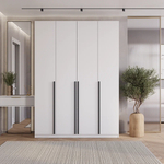 Шкаф 4-х створчатый ШК-13 МС Айрон белый