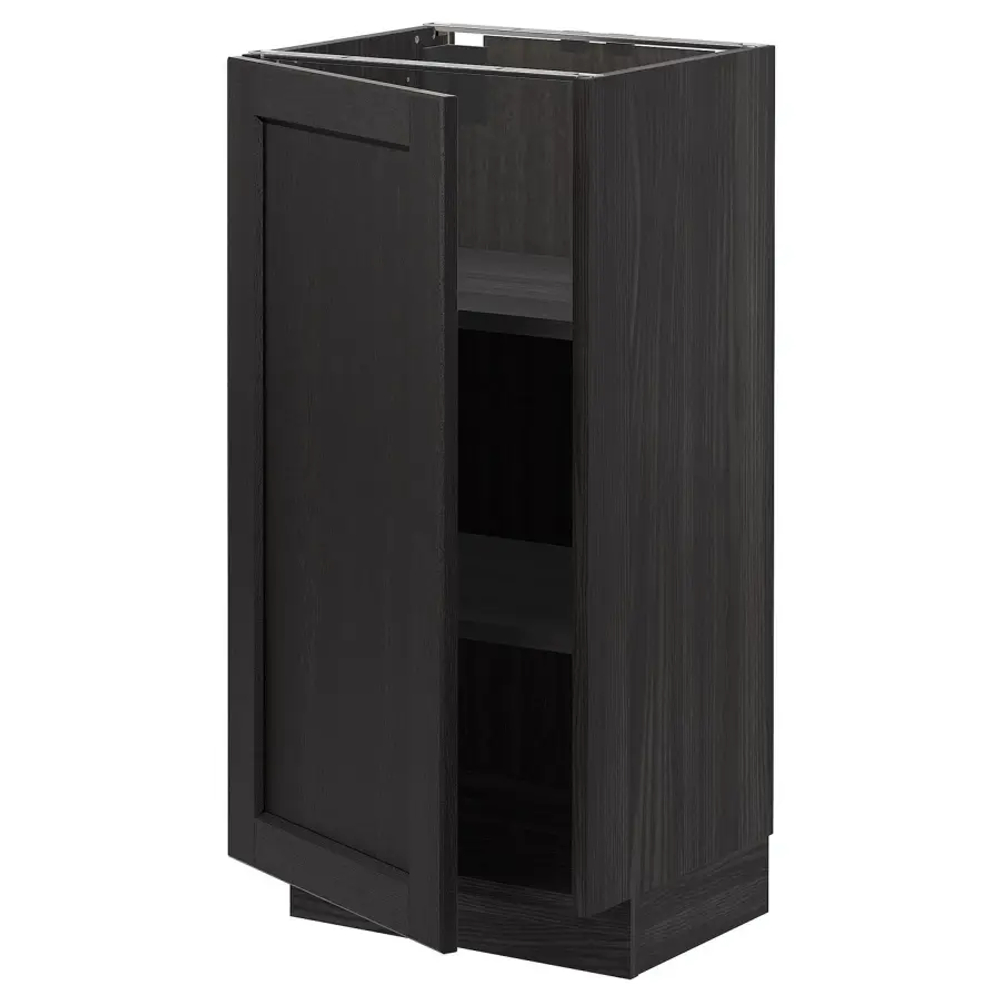 Тумба - IKEA METOD/МЕТОД ИКЕА, 80х37 см, черный
