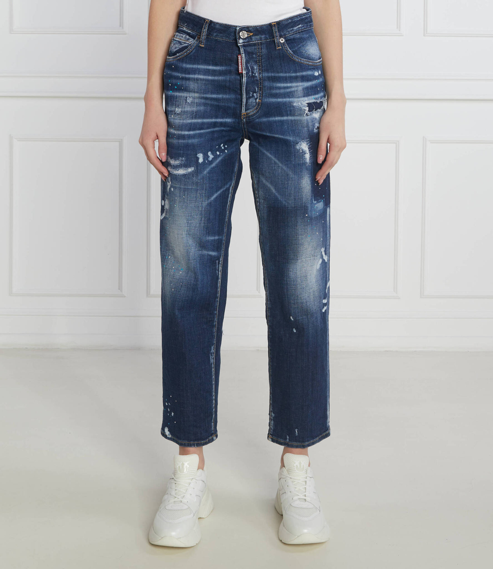 джинсы boston jean Dsquared2 - темно-синий(S72LB0547 S30342)