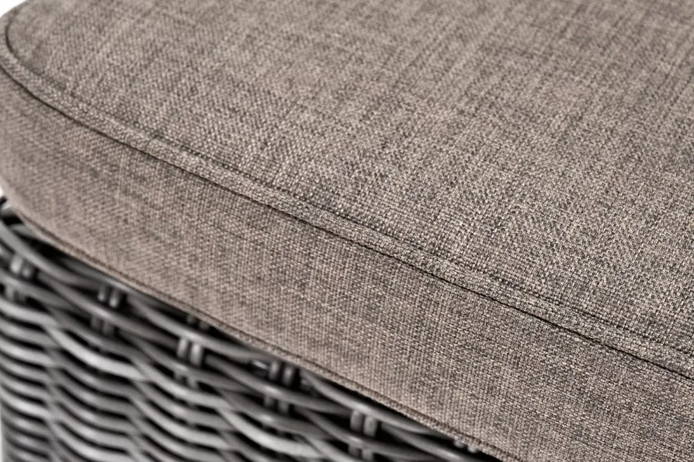 "Рим" шезлонг с подушкой, цвет графит