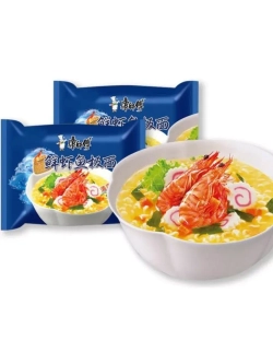 Лапша со вкусом Креветок и Морепродуктов 98 г * 2 шт