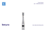 Бор алмазный черный Frank Dental типа FG - D.806.012.SG.FG