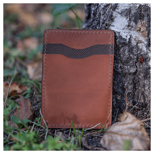 Кожаный картхолдер «Лисичка»