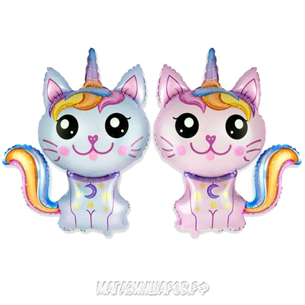 Шар Фигура "Кот-Единорог"