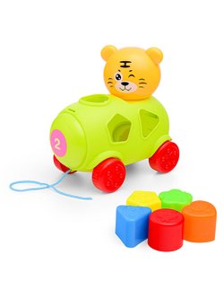 Каталка сортер с тигренком (9502)