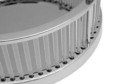 Поднос декоративный с серебрянными бортами d35см Garda Decor