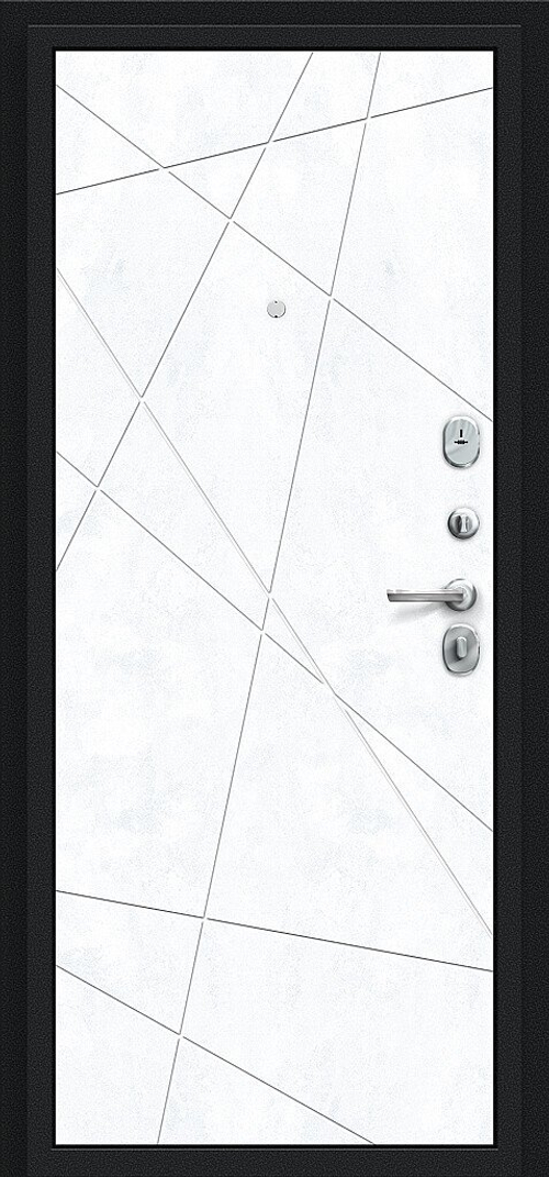 Граффити-5 Букле черное/Snow Art 205*86 правое