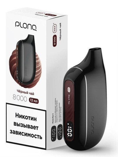 Plonq Max Smart 8000 (14мл) - Черный чай
