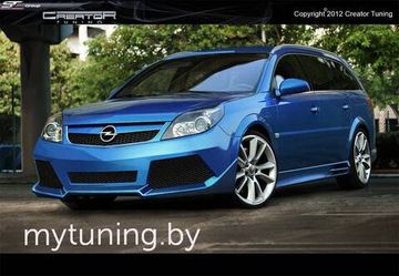 Передний бампер CREATOR для Opel Vectra C