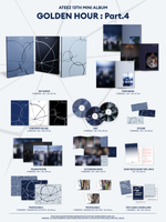 (ПРЕДЗАКАЗ) Альбом ATEEZ - GOLDEN HOUR : PART.4 13th Mini Album 3 Version SET