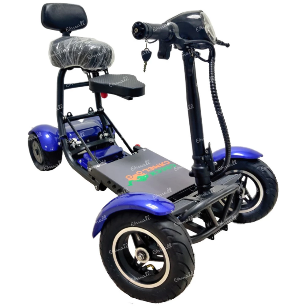 Электро трицикл GreenCamel Кольт 815 (36V 15,6Ah 2x400W) FAT синий