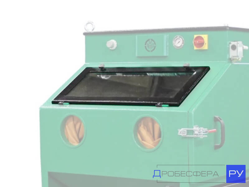 Стекло для пескоструйной камеры 250х620х7мм ВМЗ КСО-80 Триплекс арт. Т-250х620х7