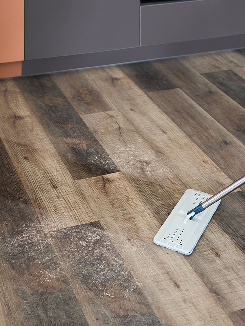 Швабра с отжимом и ведром Cleanup, 7 л.