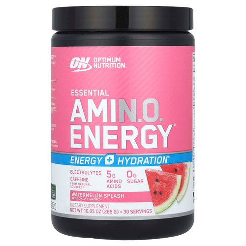 Optimum Nutrition, Essential Amin.O. Energy®, арбузный всплеск, 285 г (10,05 унции)