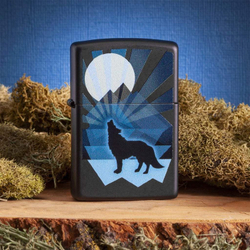 Зажигалка ZIPPO 29864 Wolf and Moon Design