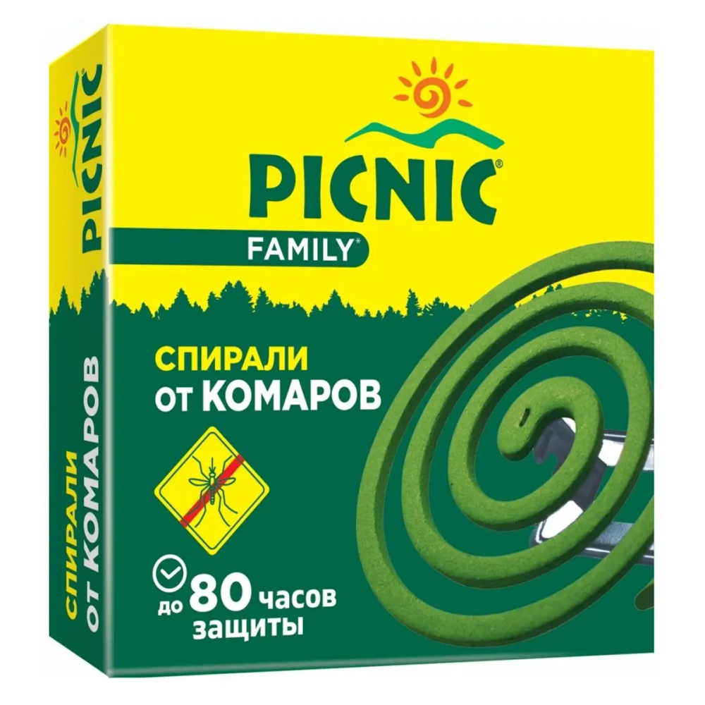 Picnic Family спирали от комаров 10шт., блок 12шт.