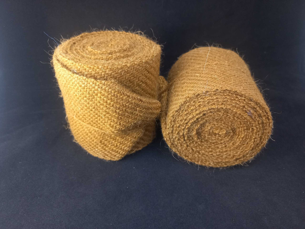 Обмотки горчичные саржевого переплетения